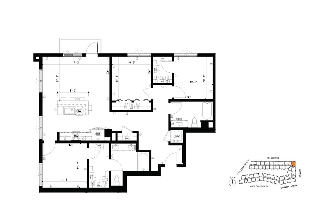 Floor Plan - D2 3 Bedroom