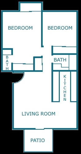 Plan 4 - 2 Bed / 1.5 Bath