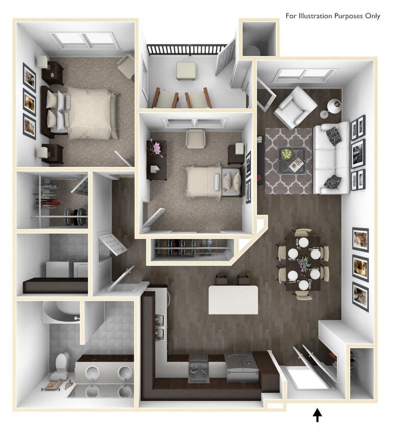 Floor Plan - B1 2x1