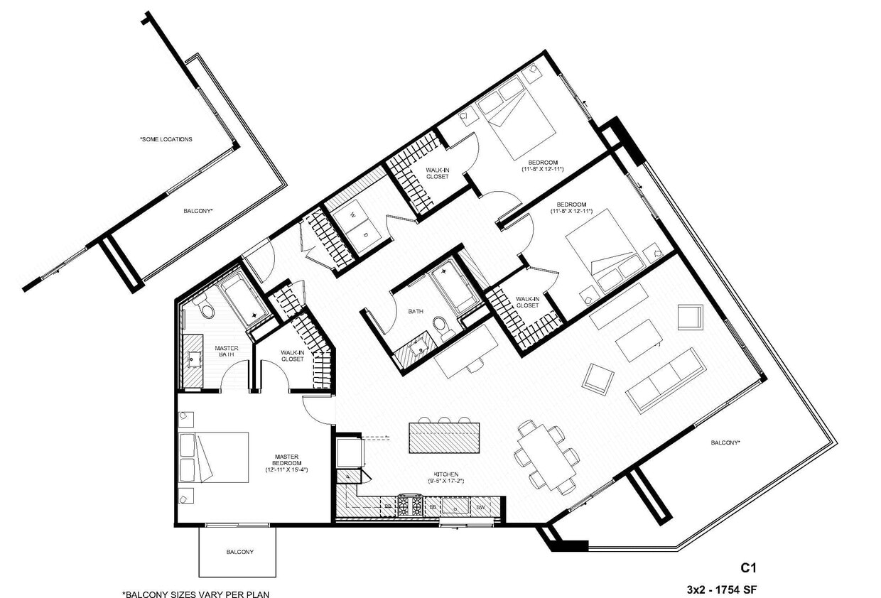 Floor Plan - C1-RW 3x2
