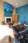 Living room w/ Fireplace - 3512 Del Amo Blvd Townhome