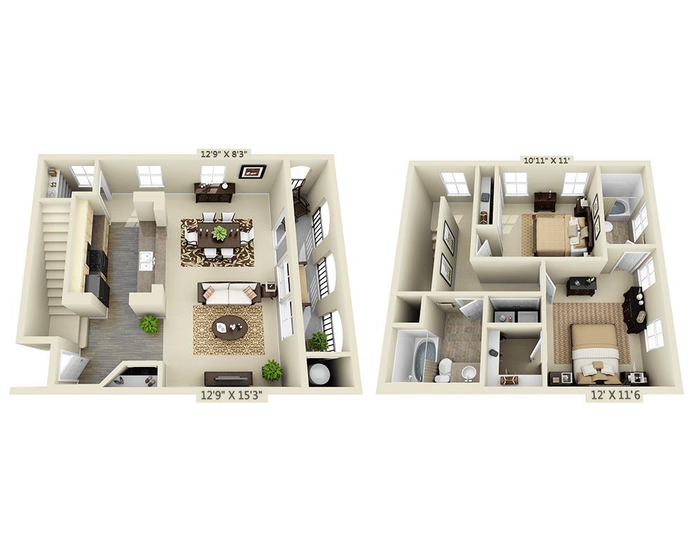Floor Plan - the Shiraz (B2T)