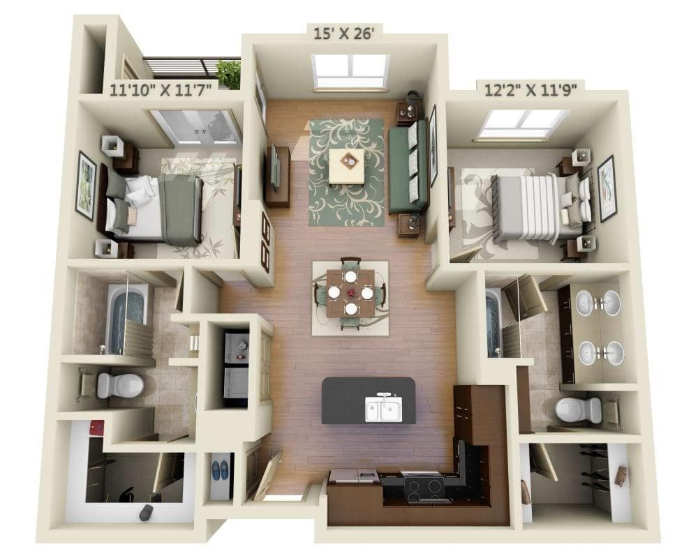 Two Bedroom G - B2C