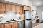 1BR, 1BA - 682SF - Kitchen - Solana Winchester Hills Apartments