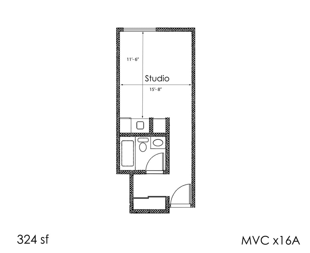Floor Plan - 2BR 2BA - FLOOR PLAN C - 1400 MIDVALE