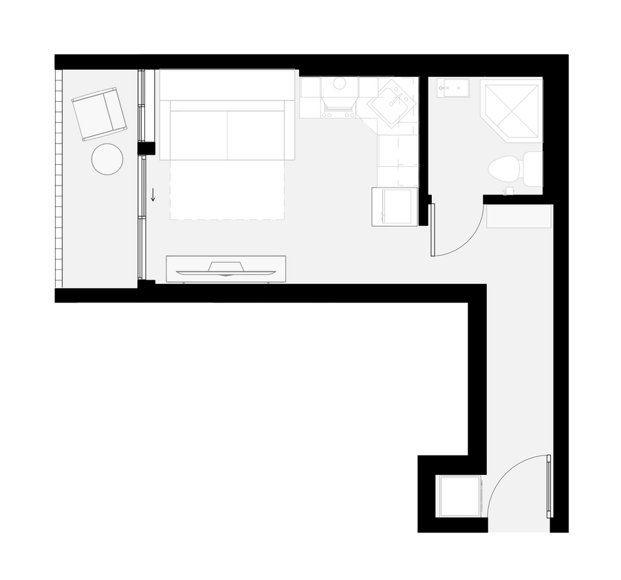 Floor Plan - The Alcove