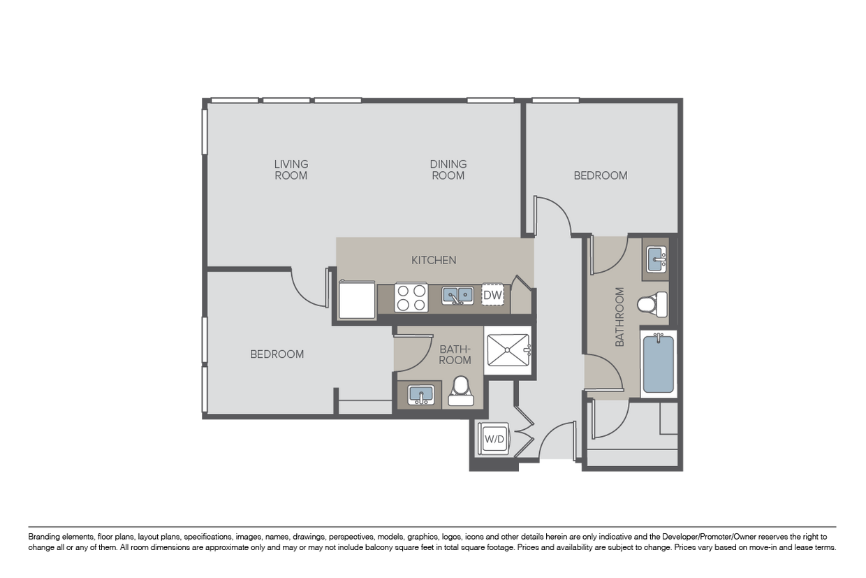 Floor Plan - Two Bedroom C