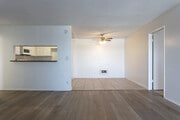 Plan B: Living Room / Kitchen View from front door - Anza Victoria Apartments