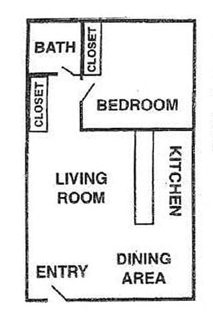 1BR/1BA - 1 Bed 1 Bath