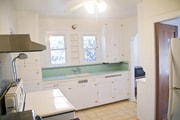 Kitchen with Office/breakfast nook/crafting room arch way to the right - 13855 Vanowen St