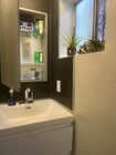 Floating sink with Robern medicine cabinet - 3003 Prospect Ave Apartments Unit The Airplant Place