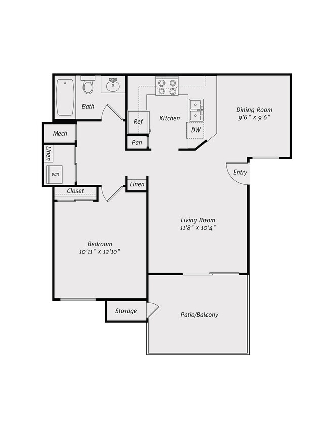 Floor Plan - A1-ADA-01