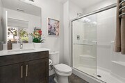 Ensuite Full Bathroom w/ Walk-in Shower - 1651 Topanga
