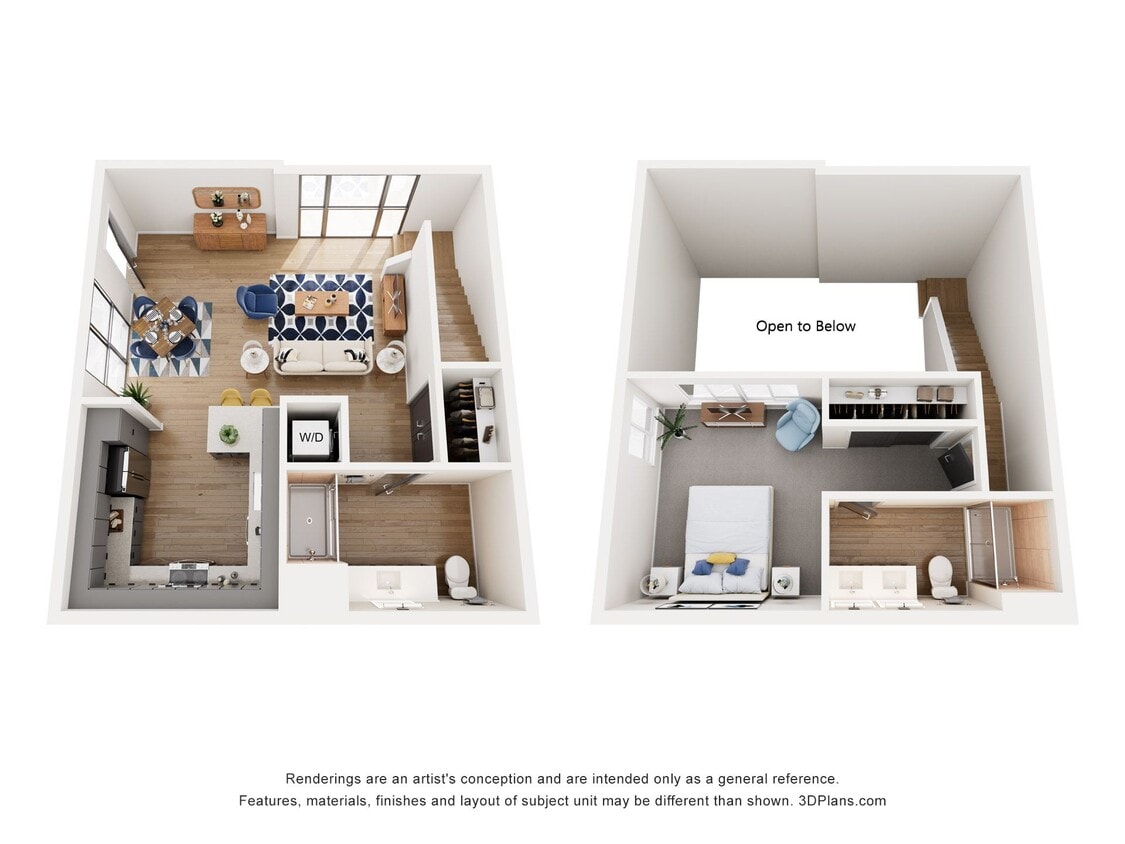 Floor Plan - 1x2LW-1049