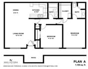Plan A: Floorplan - Anza Victoria Apartments