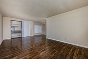 3BR, 2BA - 1400SF - Living Room - Belmont Plaza Apartment