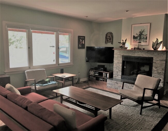 Working gas fireplace - 125 Brocadero Pl