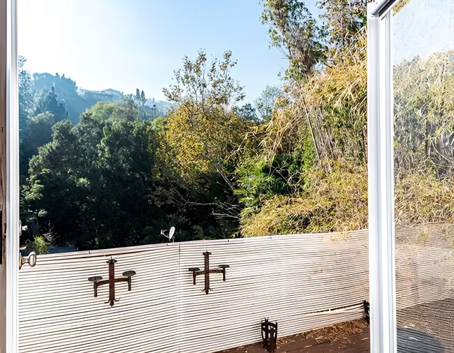 view from deck in bedroom - 2366 Nichols Canyon Rd