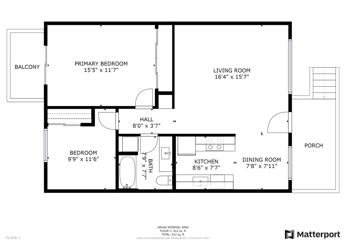 Floor Plan - 2x1