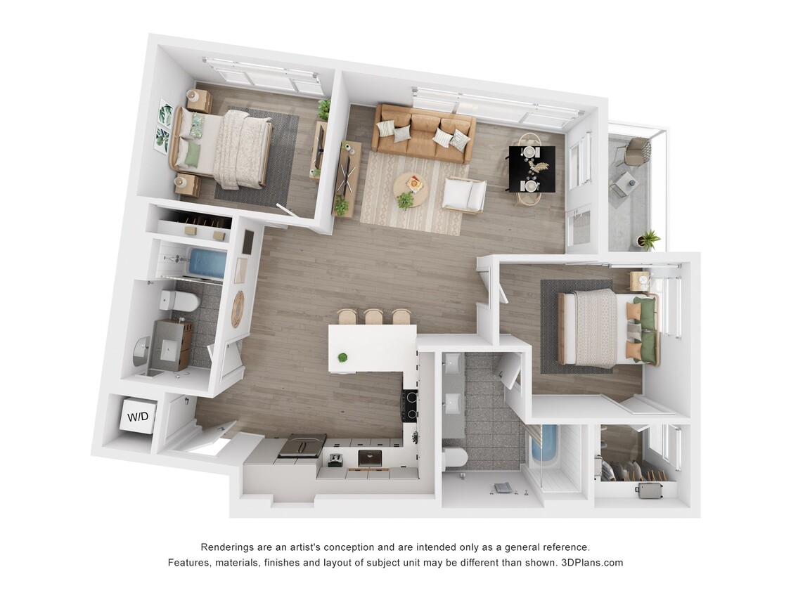 Floor Plan - Two Bedroom - B5