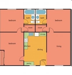 3BR/2BA - 150632
