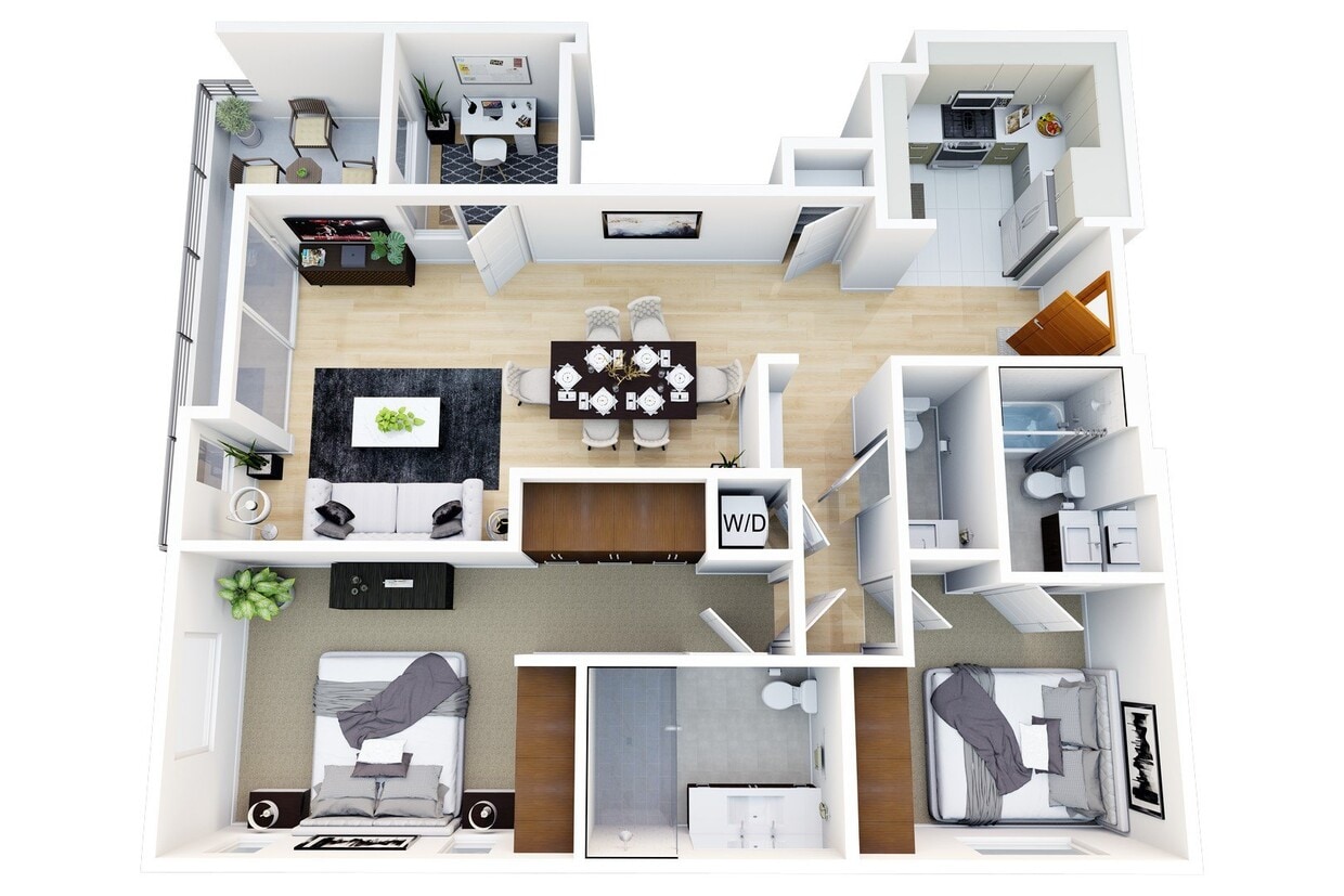 Floor Plan - The Beverly