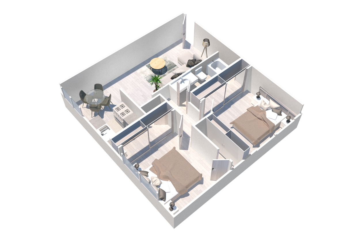 Floor Plan - Two Bedroom
