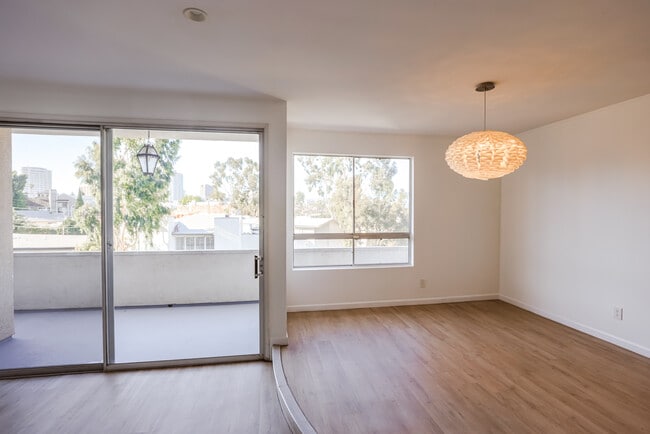 Living Room Views & Balcony - 10650 Holman Ave Unit 306