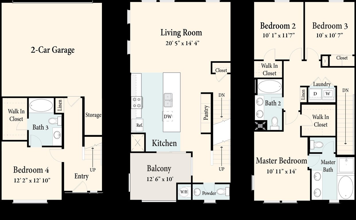 Floor Plan - Reunion - 2138 sf