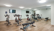 Fitness center also features a spin room - Villas of Pasadena Apartments