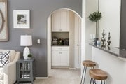 Living Area - Cabinets - Parc Chateaux Apartments