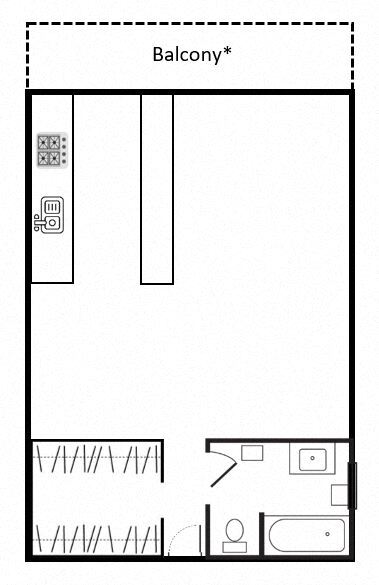Floor Plan - Studio