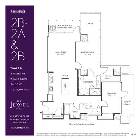 Floor Plan - 2B-2A & 2B