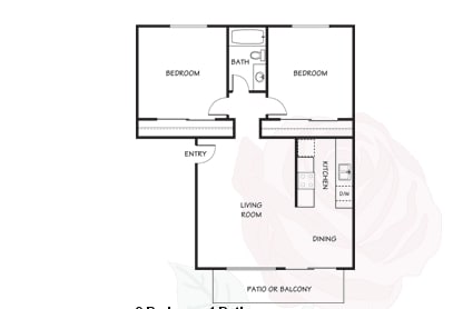 2BR/1BA