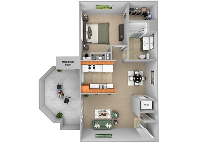 Floor Plan - A1 (Bordeaux)