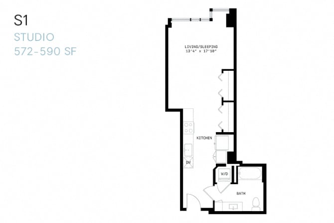 Floor Plan - Studio S1