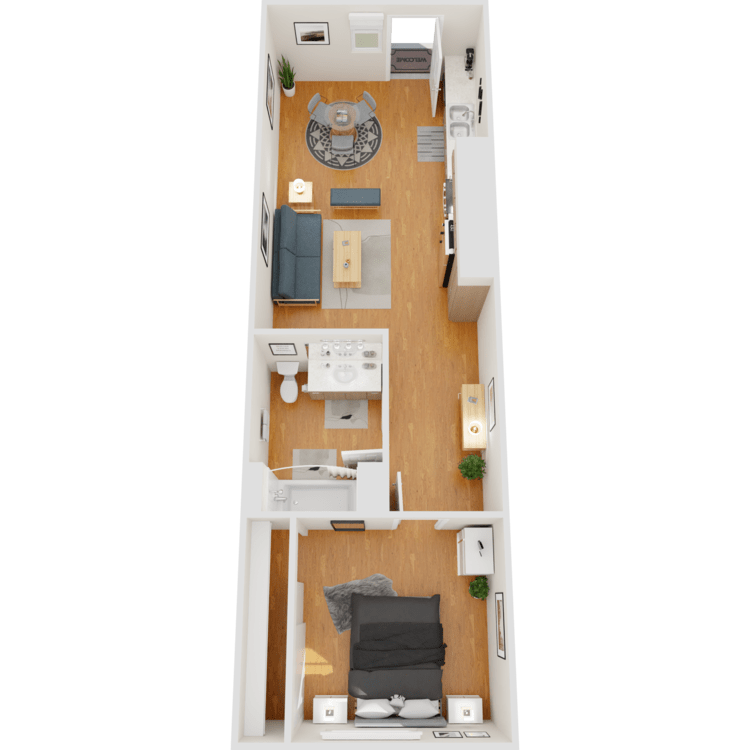 1B_542_Overhead_919194.png - 1 Bed 1 Bath