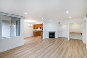 2BR, 2BA - 1,200SF - Living Room - Woodland House Apartments