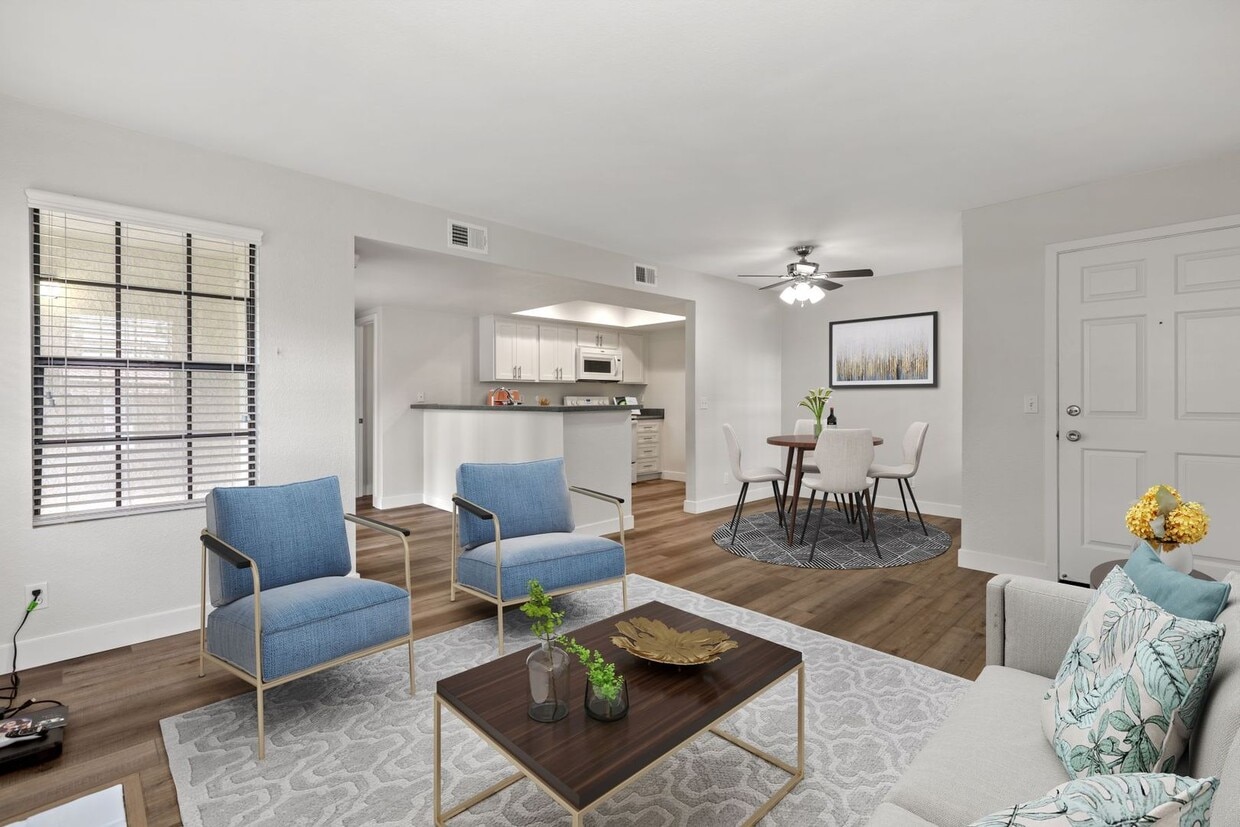 Floor Plan - Plan D - AVAILABLE. Upstairs unit.