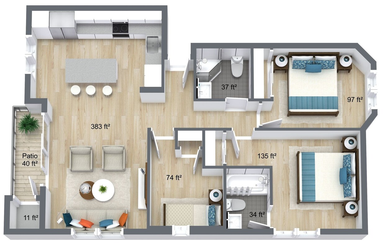 Floor Plan - 1, 11, 15, 17, 20, 32