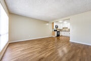 1BR, 1BA - 756SF - Living Room - Villa Santa Fe Apartments
