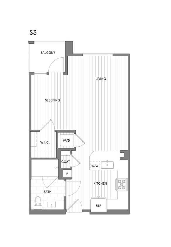 Floor Plan - Studio