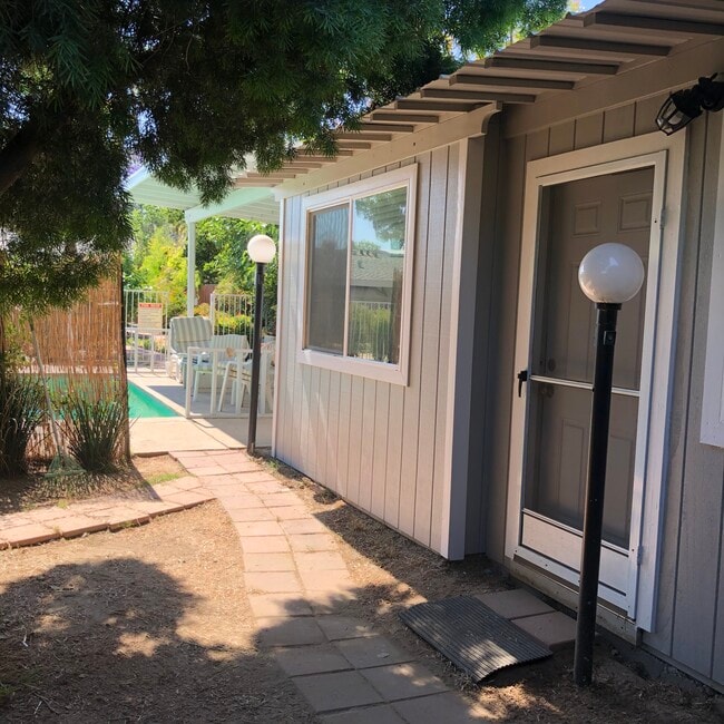 Road to unit - 9010 Balcom Ave Unit Pool Studio