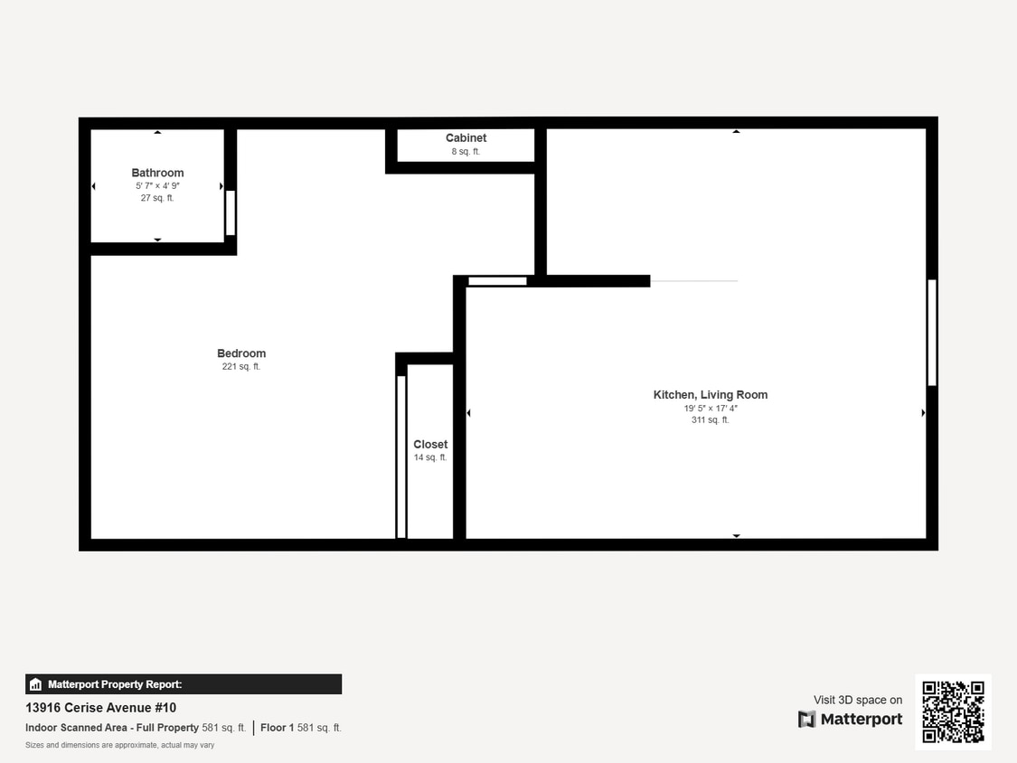 Floor Plan - 7190-1x1