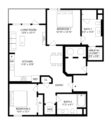 Floor Plan - 2-C