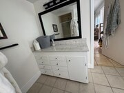 Beautiful vanity area with lots storage for all your goodies. - 125 26th St
