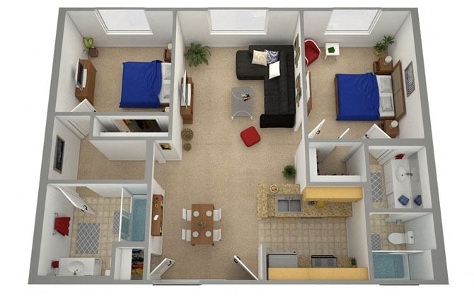 Floor Plan - Lassen D2