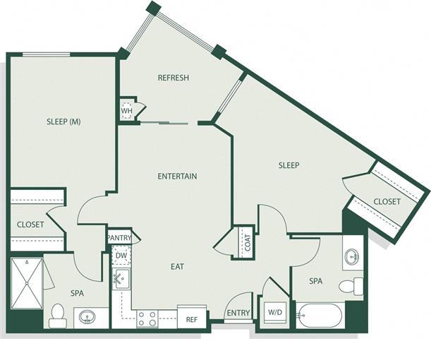Floor Plan - 2B3