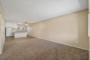 2BR, 2BA - 900SF - Living Room - The Fletcher