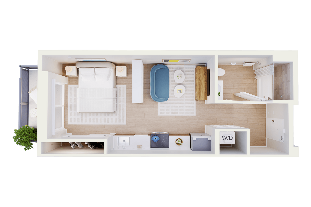 Floor Plan - Studio A